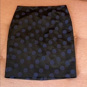 J Crew Polka Dot Pencil Skirt